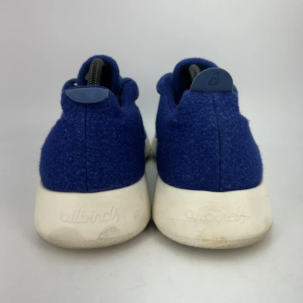 Allbirds Shoes Mens Size 11 Blue Wool Runners Casual Sneakers Golf Lace Up